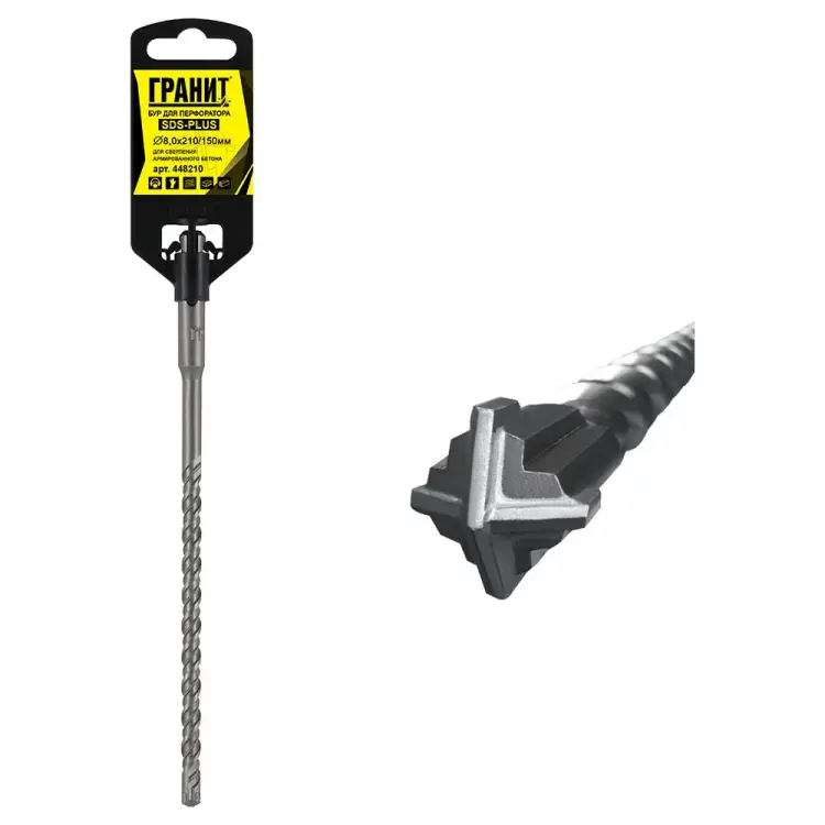 Бур sds-plus Гранит Quadro-X 448210