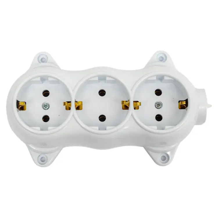 Трехместная розетка SVET РА16-5223 ретро SV0302-0023 Трехместная розетка SVET РА16-5223 ретро SV0302-0023