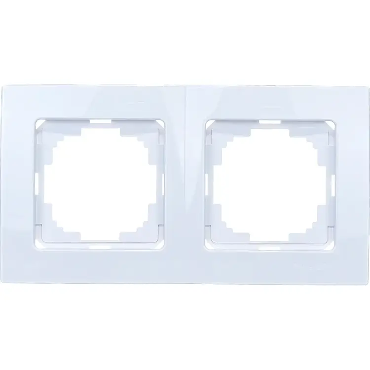 Двухместная рамка Nilson Touran naturel 24110092