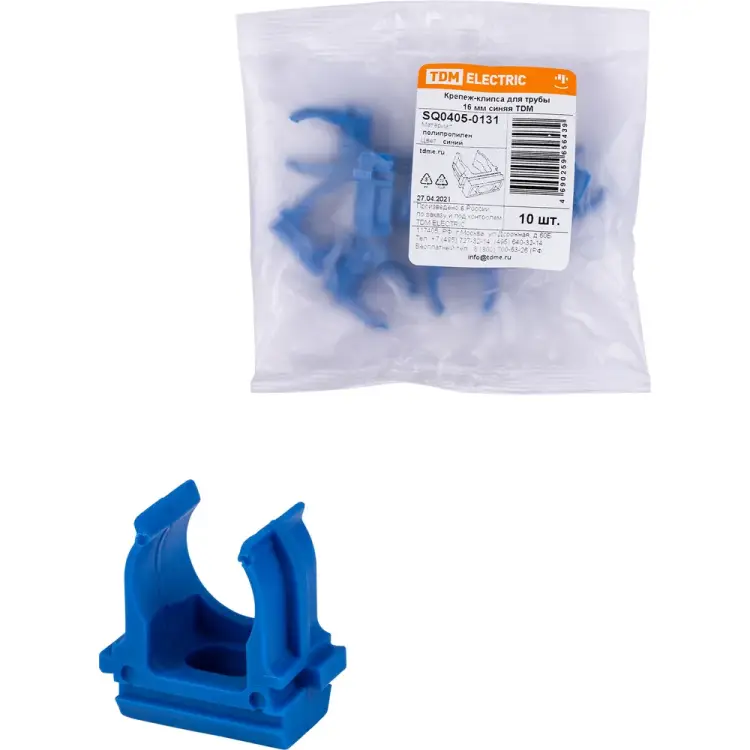 Крепеж-клипса для трубы ПНД TDM ELECTRIC SQ0405-0131