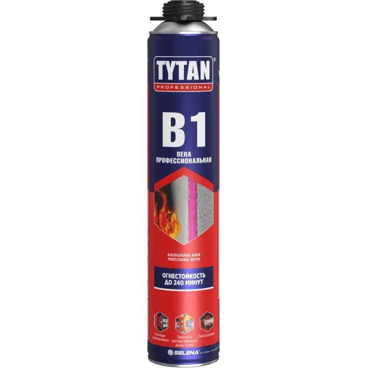 Профессиональная огнеупорная монтажная пена Tytan PROFESSIONAL В1 272081