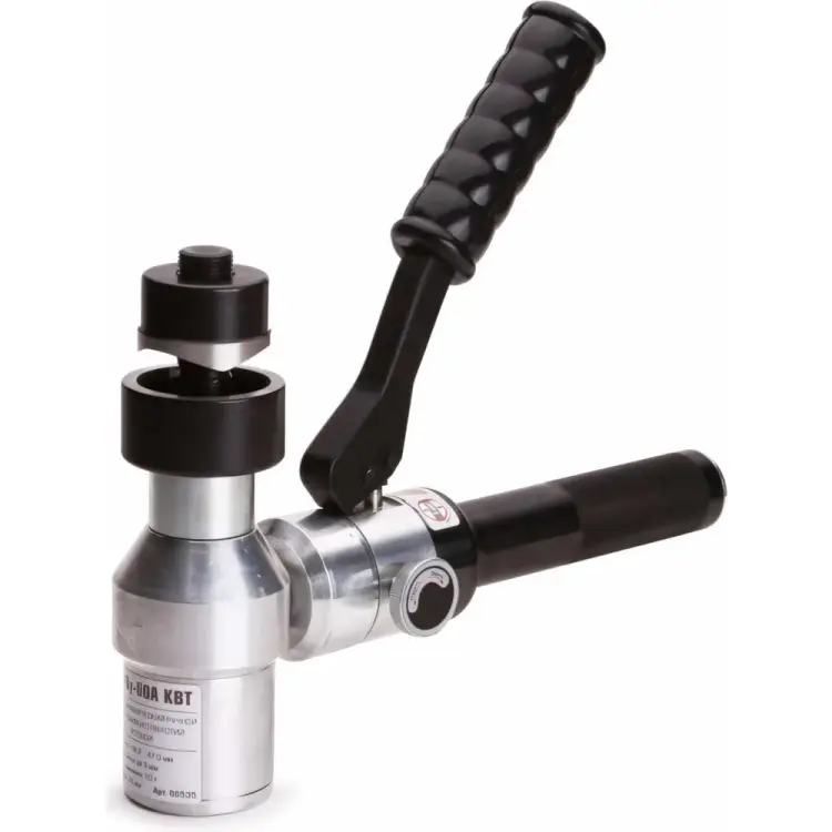 Ручной угловой гидравлический пресс для пробивки отверстий КВТ ПГРОу-60А 66535