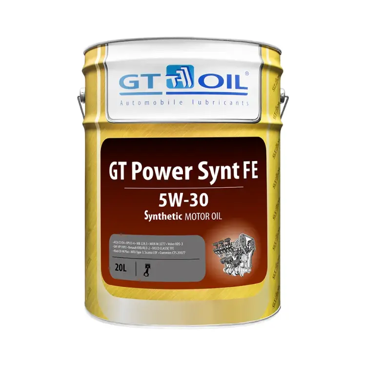 Масло GT OIL Power Synt FE SAE 5W-30 API CI-4 8809059408025