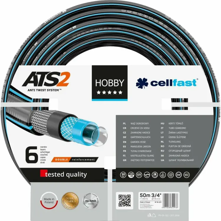 Садовый шланг Cellfast HOBBY ATS2 16-221 Садовый шланг Cellfast HOBBY ATS2 16-221