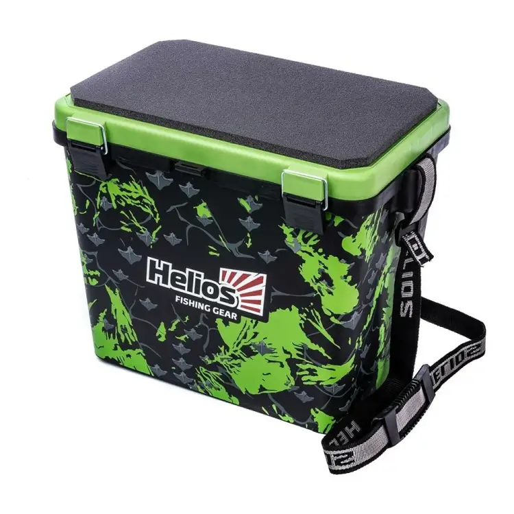 Рыболовный односекционный зимний ящик Helios SHARK HS-IB-19-SHG-1 316986