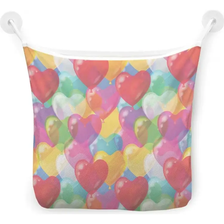 Настенная сетка-органайзер для ванной для игрушек JOYARTY Сердечное ограждение tgb_11738