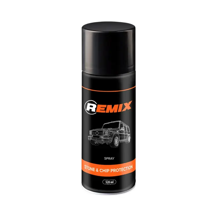 Антигравийное покрытие REMIX Spray Stone & Chip Protection BLACK RM171105