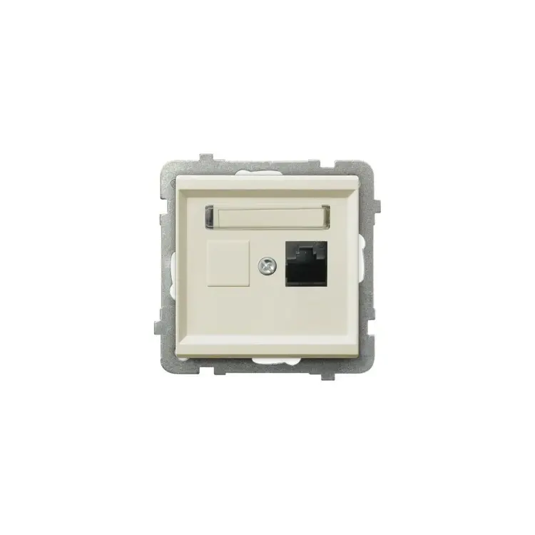 Компьютерная розетка Ospel Sonata GPK-1R/K/m/27