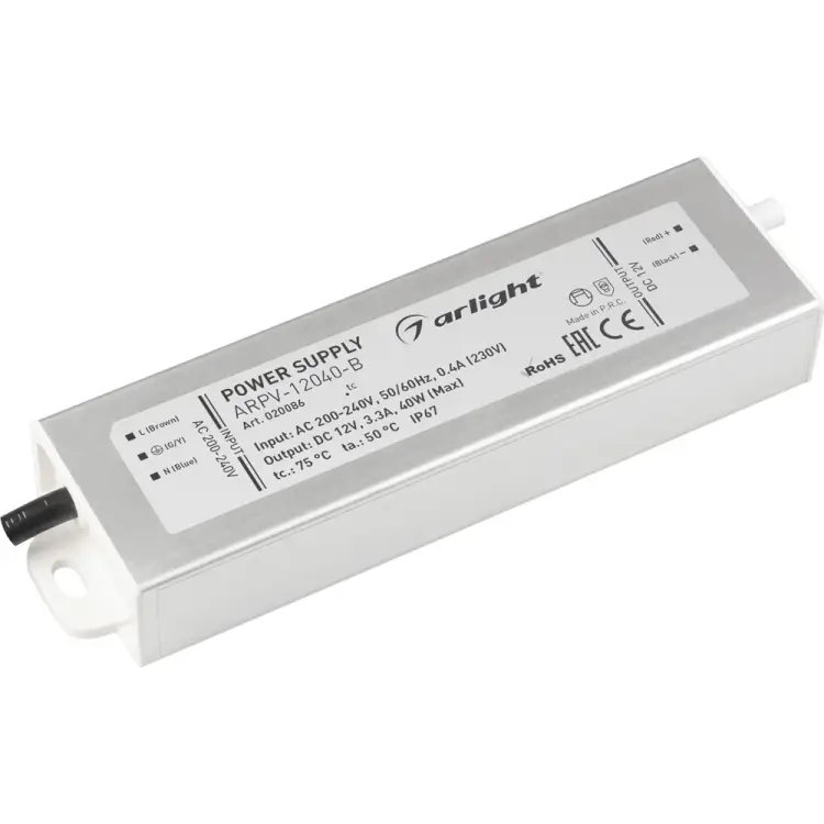 Блок питания Arlight ARPV-12040-B 020086 Блок питания Arlight ARPV-12040-B 020086