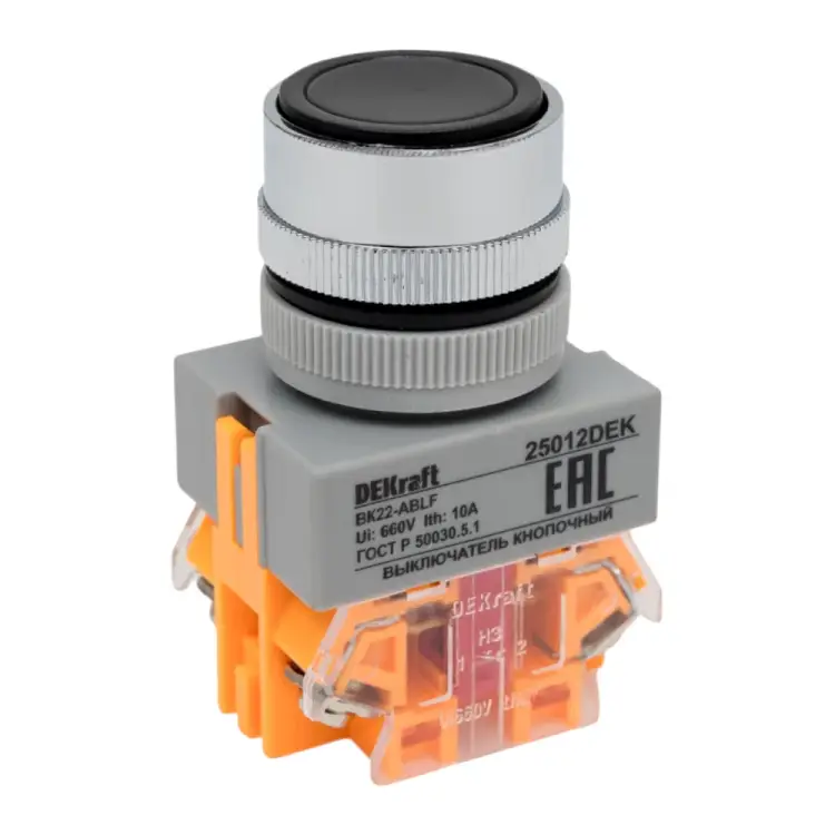Кнопочный выключатель DEKraft ВК22 25012DEK