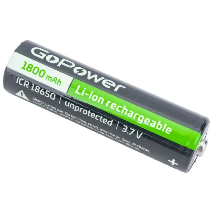 Аккумулятор GoPower Li-ion 18650 00-00018351
