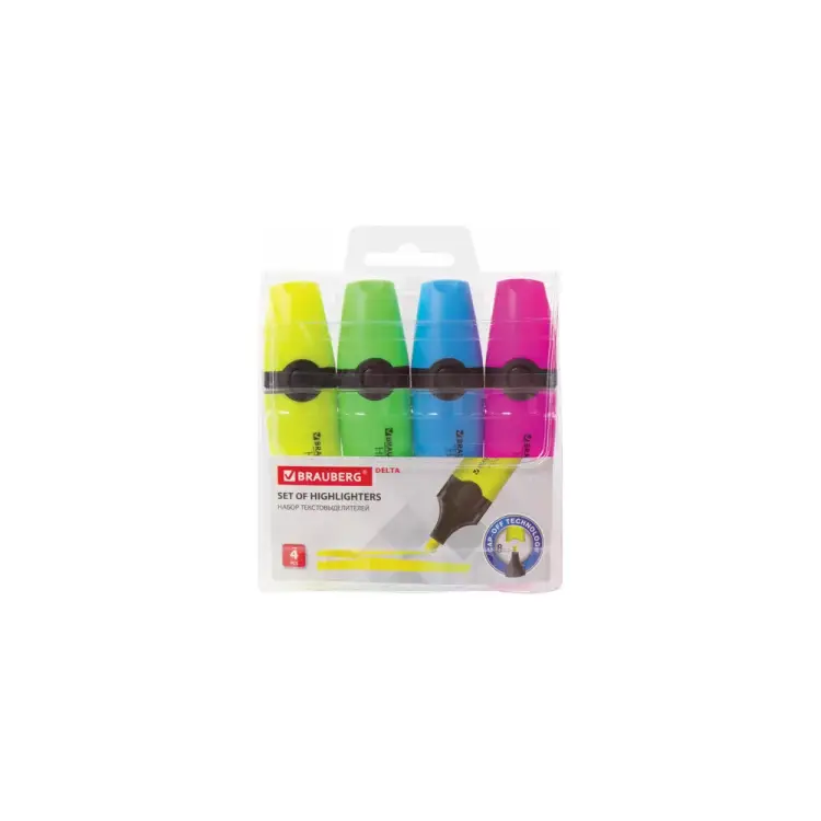 Текстовыделители BRAUBERG DELTA 151727