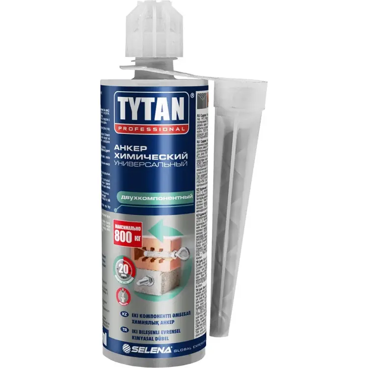 Двухкомпонентный химический универсальный анкер TYTAN PROFESSIONAL PROFESSIONAL 270889 Двухкомпонентный химический универсальный анкер TYTAN PROFESSIONAL PROFESSIONAL 270889