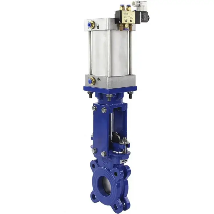 Шиберная задвижка DN.ru WCB-SS304-EPDM-2W-DA D040-03090