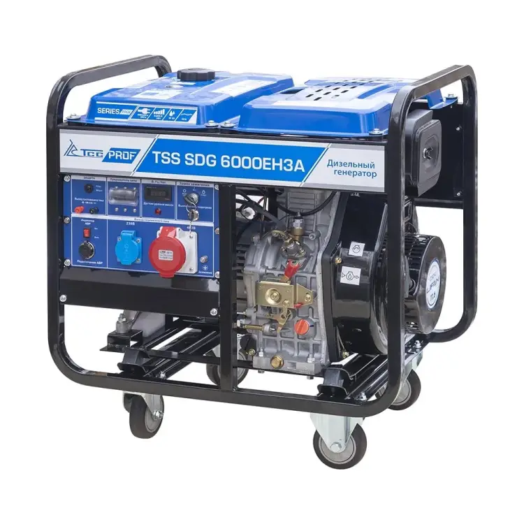 Дизельный генератор ТСС SDG 6000EH3A 077016