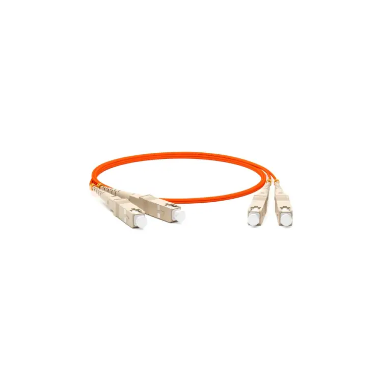 Волоконно-оптический шнур Hyperline FC-D2-50-SC/PR-SC/PR-H-2M-LSZH-OR 239440