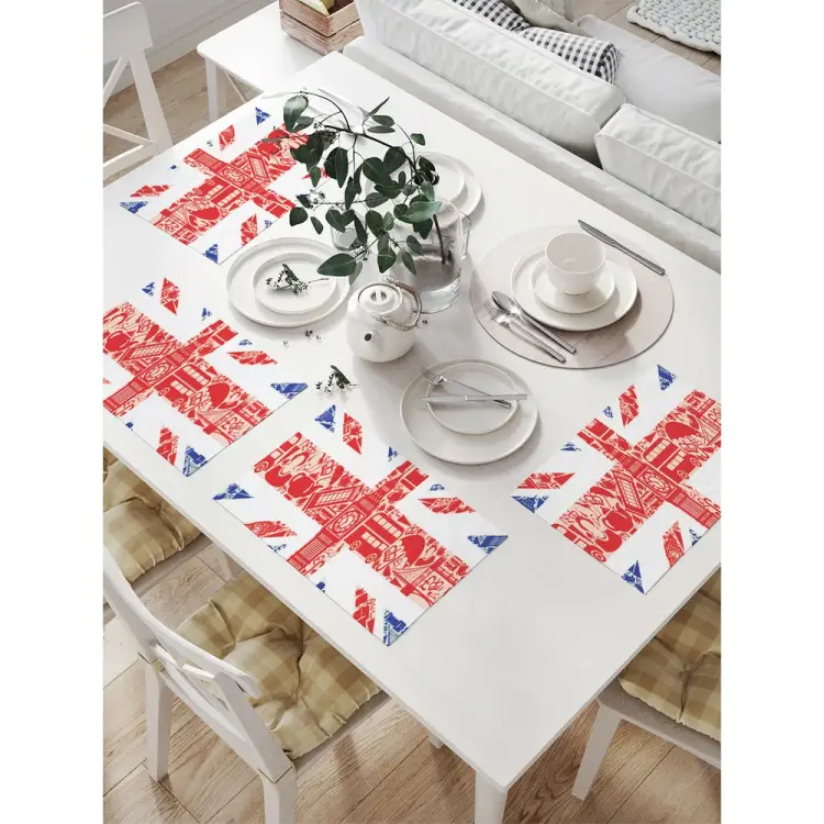 Комплект тканевых салфеток для сервировки стола JOYARTY np_4295