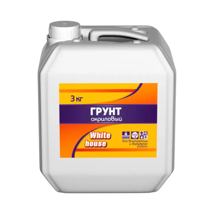 Акриловая грунтовка для наружных и внутренних работ White House 15561