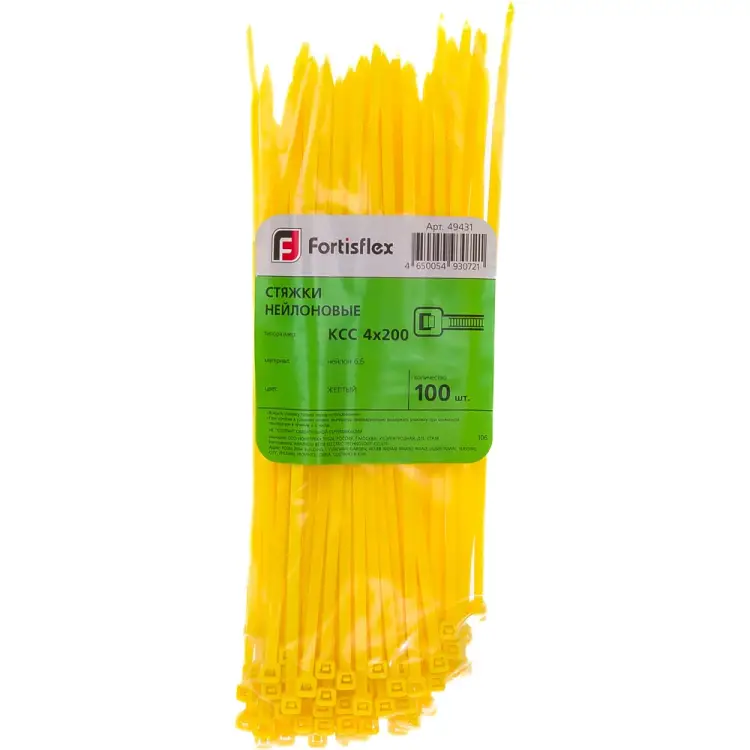 Нейлоновые стяжки FORTISFLEX КСС 49431