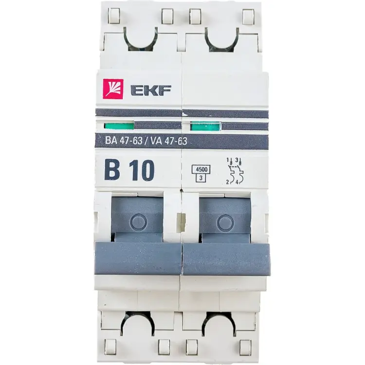 Автоматический выключатель EKF PROxima mcb4763-2-10B-pro