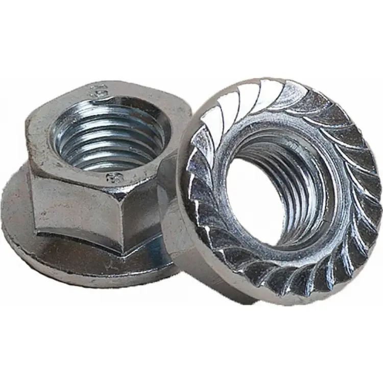 Шестигранная гайка ВИРТУОЗ М6, DIN 6923, 6 шт. 37422