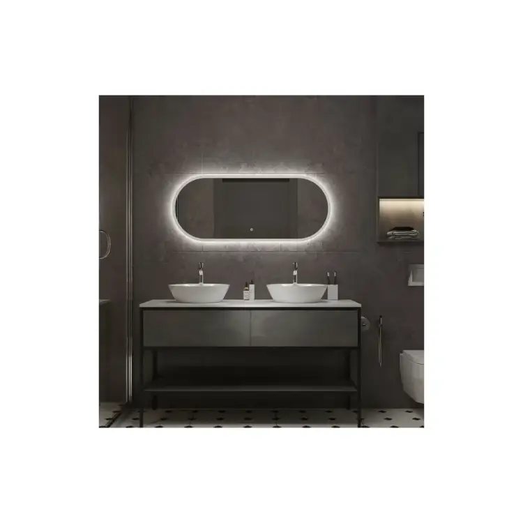 Зеркало Art&Max AM-Bar-500-1200-DS-F-White Зеркало Art&Max AM-Bar-500-1200-DS-F-White