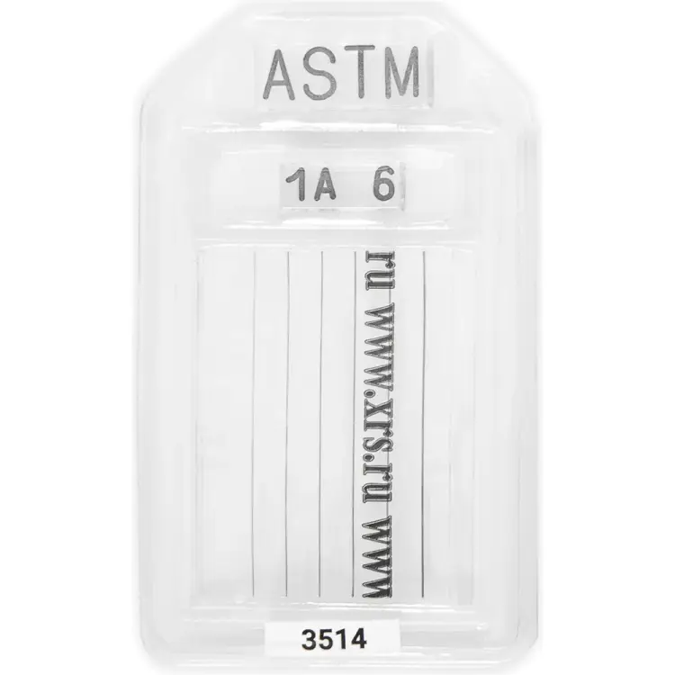 Проволочный эталон чувствительности Элитест ASTM E-747 1A6 (Fe) 50 мм 00108354