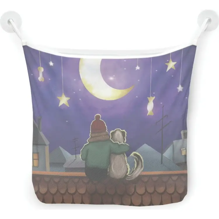 Настенная сетка-органайзер для ванной для игрушек JOYARTY Друзья навечно tgb_378646