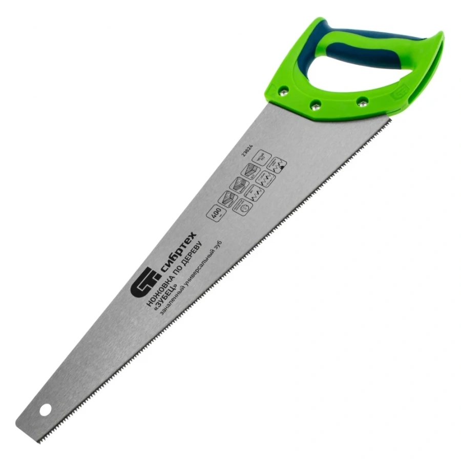 Ножовка по дереву СИБРТЕХ Зубец 23824
