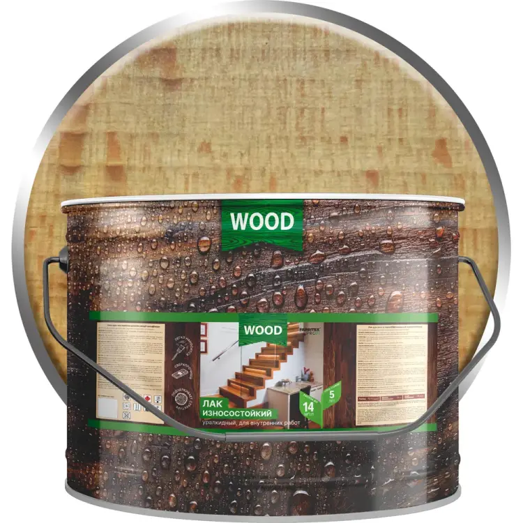 Износостойкий паркетный алкидно-уретановый лак Farbitex 4300006090