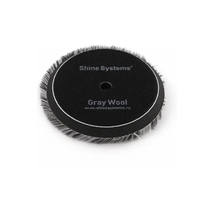 Полировальный круг Shine systems Gray Wool Pad SS531 Полировальный круг Shine systems Gray Wool Pad SS531