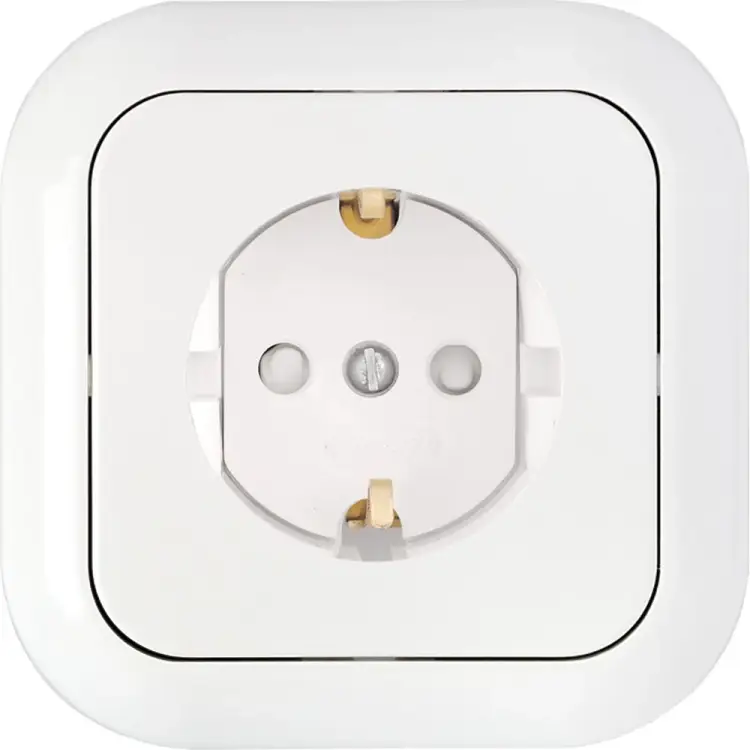 Одноместная розетка BYLECTRICA ГАРМОНИЯ РС16-253