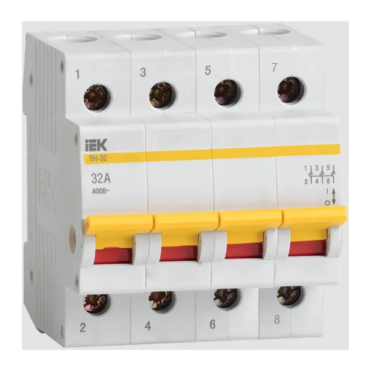 Рубильник IEK ВН-32 4Р 32А MNV10-4-032