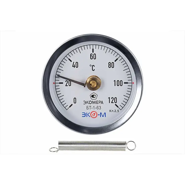 Биметаллический термометр ЭКО-М БТ-1-63-120С