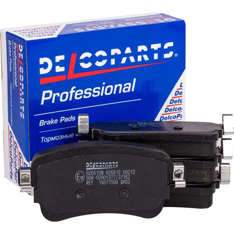 Задние дисковые колодки тормозные Delcoparts 19377504 Задние дисковые колодки тормозные Delcoparts 19377504