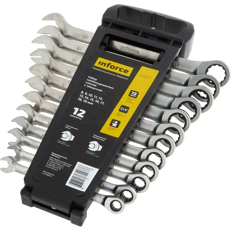 Набор комбинированных ключей Inforce 06-05-49