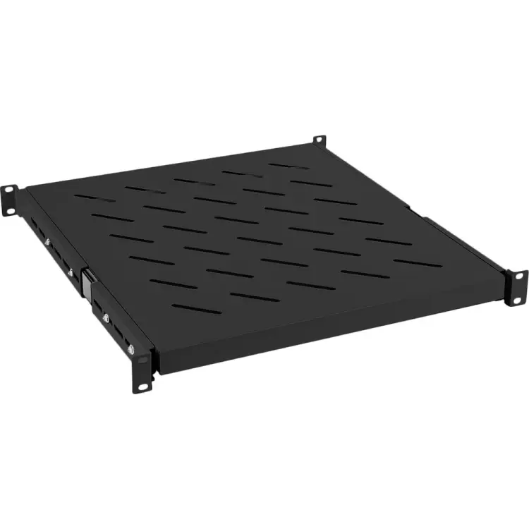 Выдвижная полка для шкафов и стоек глубиной 800 мм Cabeus JE05-800-BK