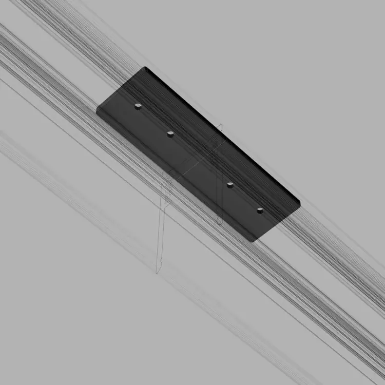 Широкая соединительная планка для шинопровода Elektrostandard Slim Magnetic a057203
