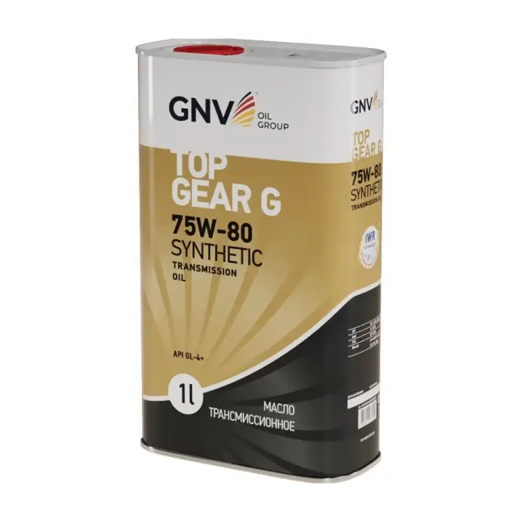 Трансмиссионное масло GNV Top Gear G Synthetic 75W-80 API GL-4+ GTG1G72015G40007580001