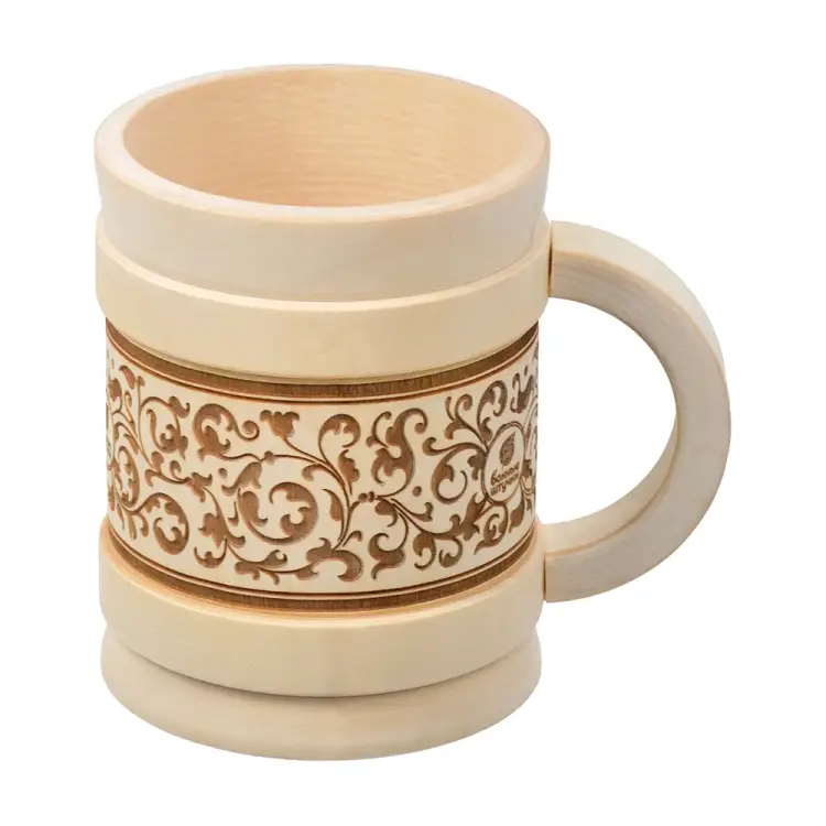 Точеная кружка Банные штучки Бочонок 33283 Точеная кружка Банные штучки Бочонок 33283