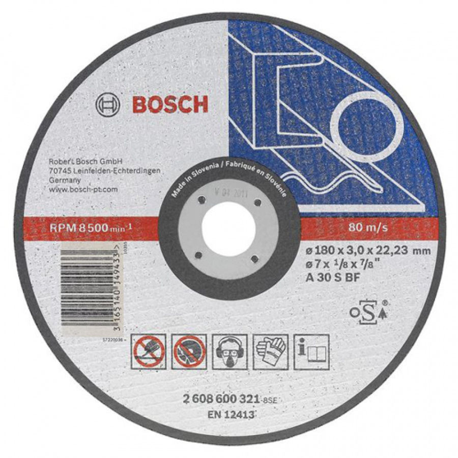 Отрезной диск по металлу Bosch 2.608.600.321