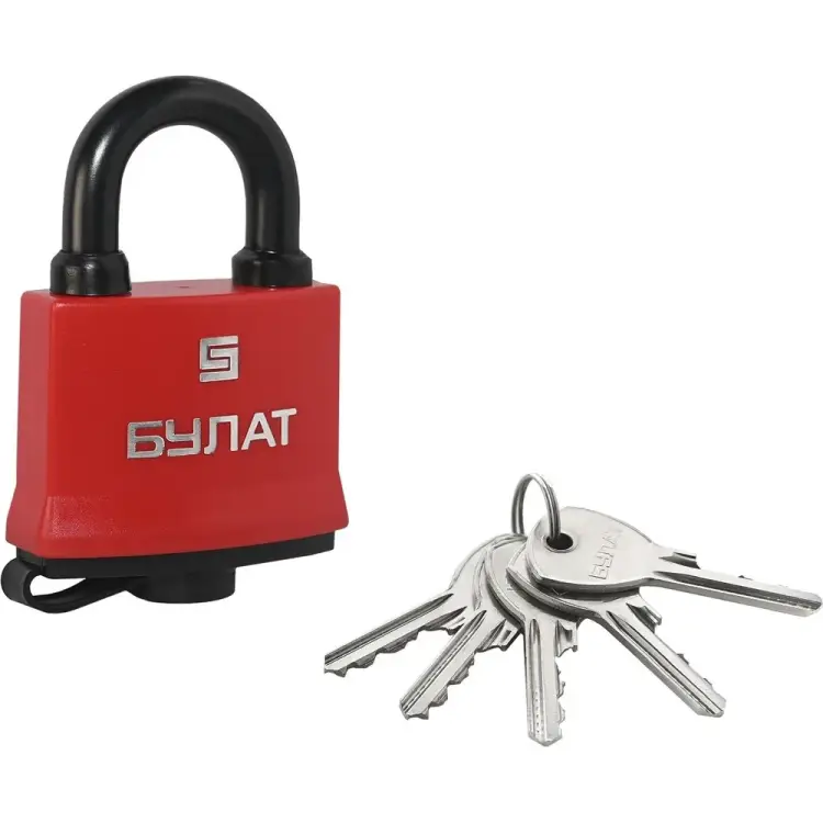 Всепогодный навесной замок БУЛАТ ВС 1-П47 ПЛ 15849
