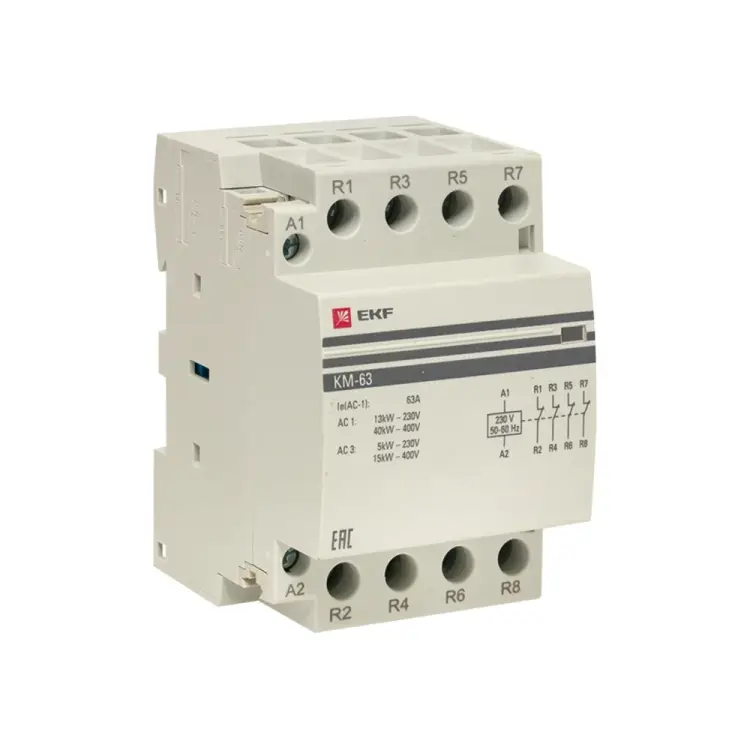 Модульный контактор EKF КМ PROxima km-3-63-04