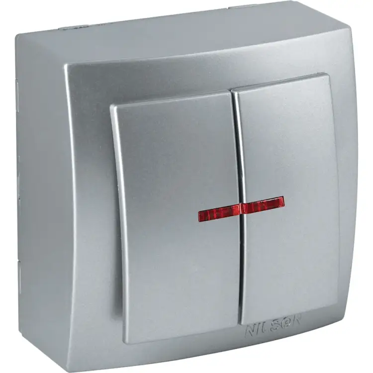 Выключатель Nilson Themis metallic 26131004