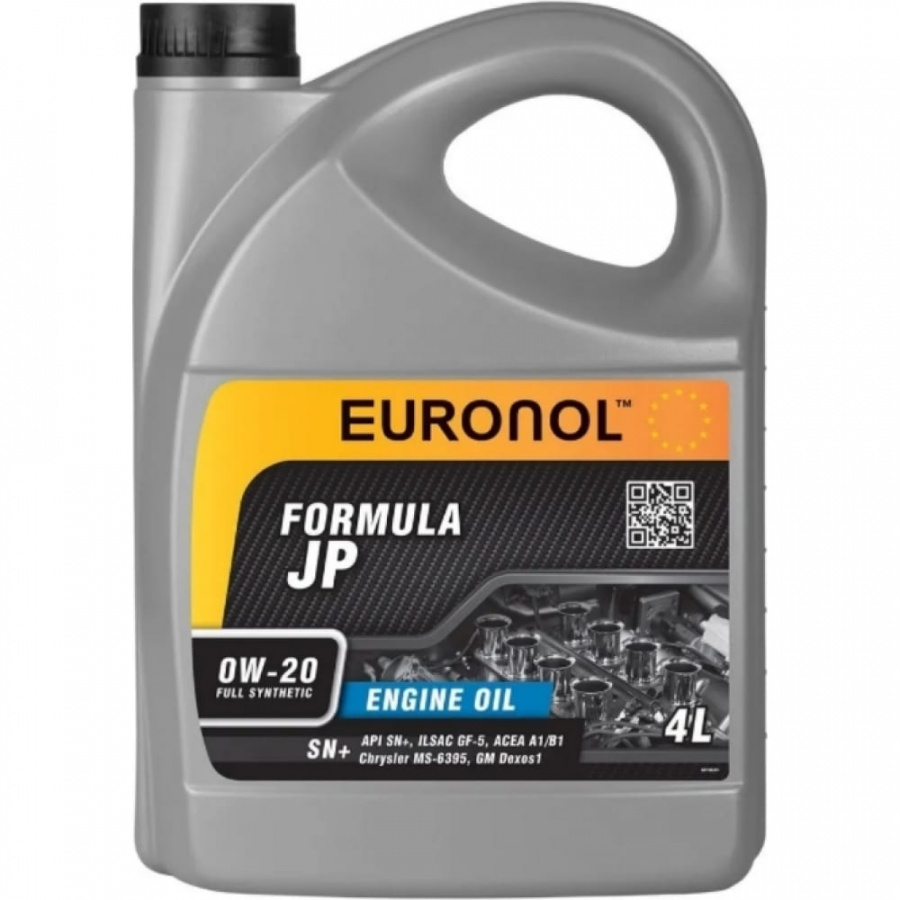 Моторное масло Euronol JP FORMULA 0w-20, ILSAC GF-5