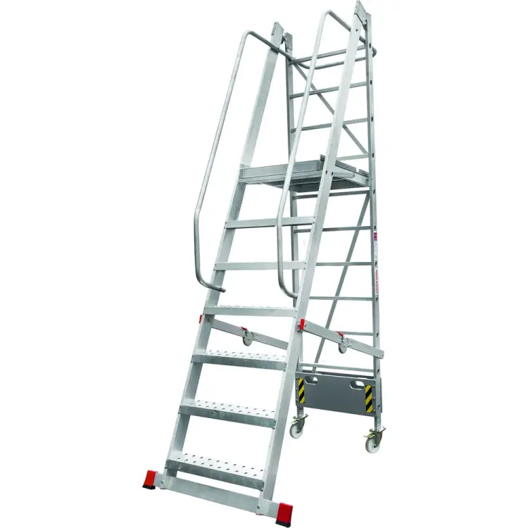 Передвижная складная лестница с площадкой Новая Высота 3540107
