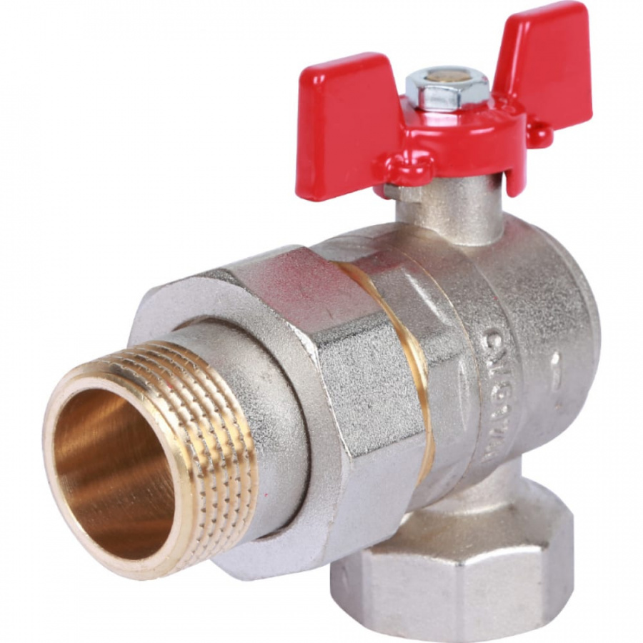 Угловой шаровой кран ROMMER RBV-0006-0610225