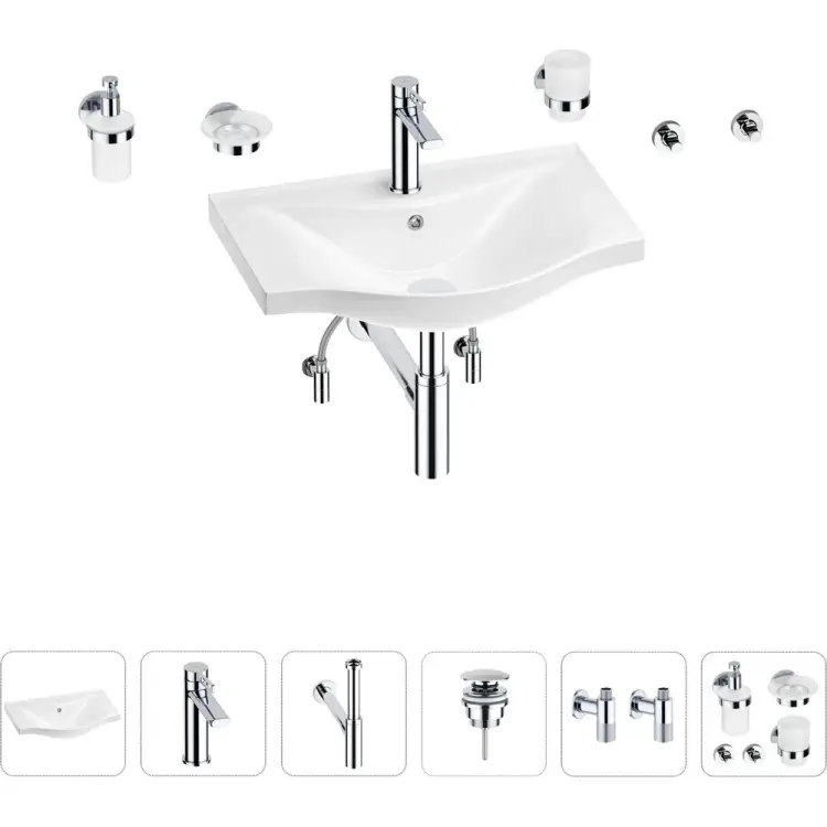 Раковина для ванной Wellsee Bisou 201007236