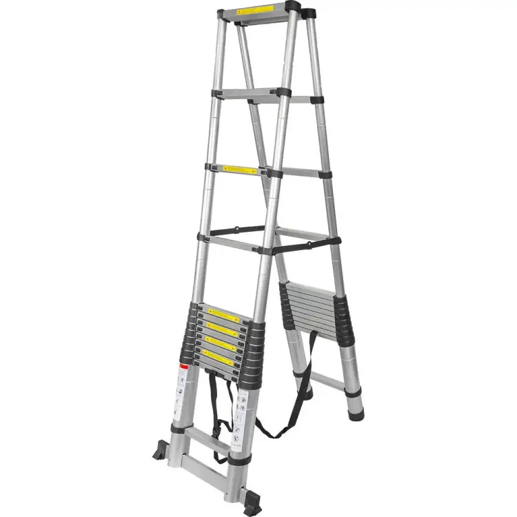 Телескопическая алюминиевая двухсекционная лестница-стремянка Forsage F-UP410-2 54173
