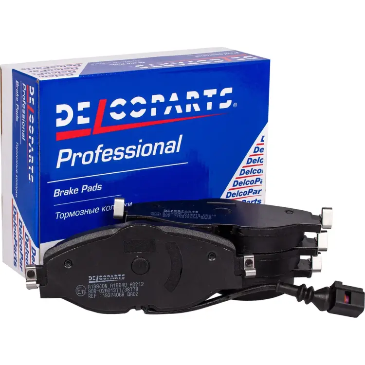 Передние колодки тормозные Delcoparts 19374068 Передние колодки тормозные Delcoparts 19374068